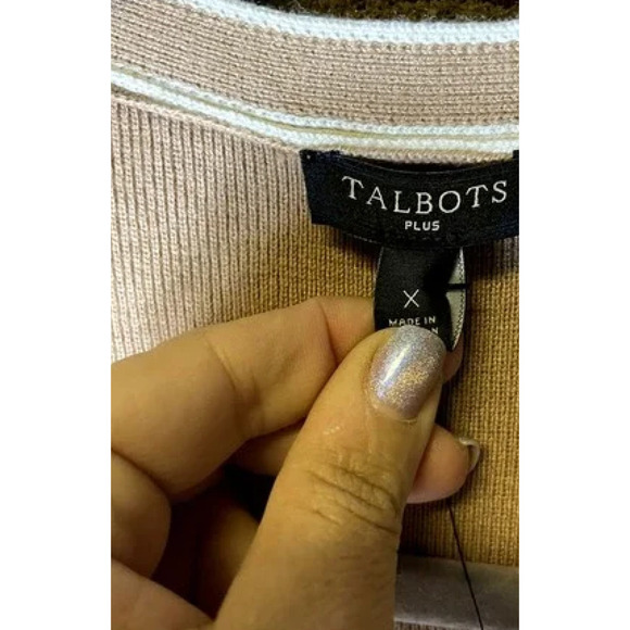 Talbots Plus Tipped Open Duster NWT - Picture 5 of 7